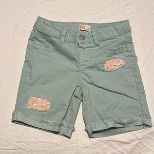 SO Light Blue Shorts Girls Size 10